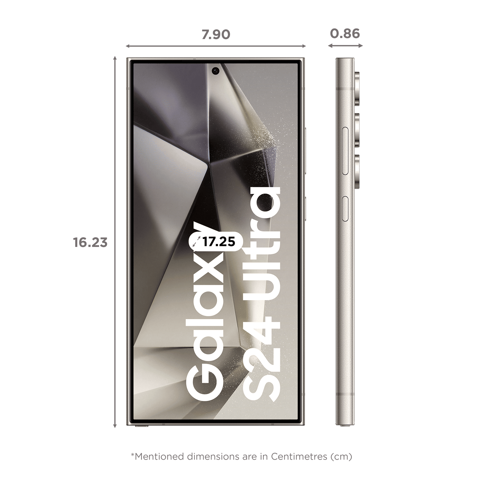 Buy SAMSUNG Galaxy S24 Ultra 5G (12GB RAM, 512GB, Titanium Gray) Online Croma
